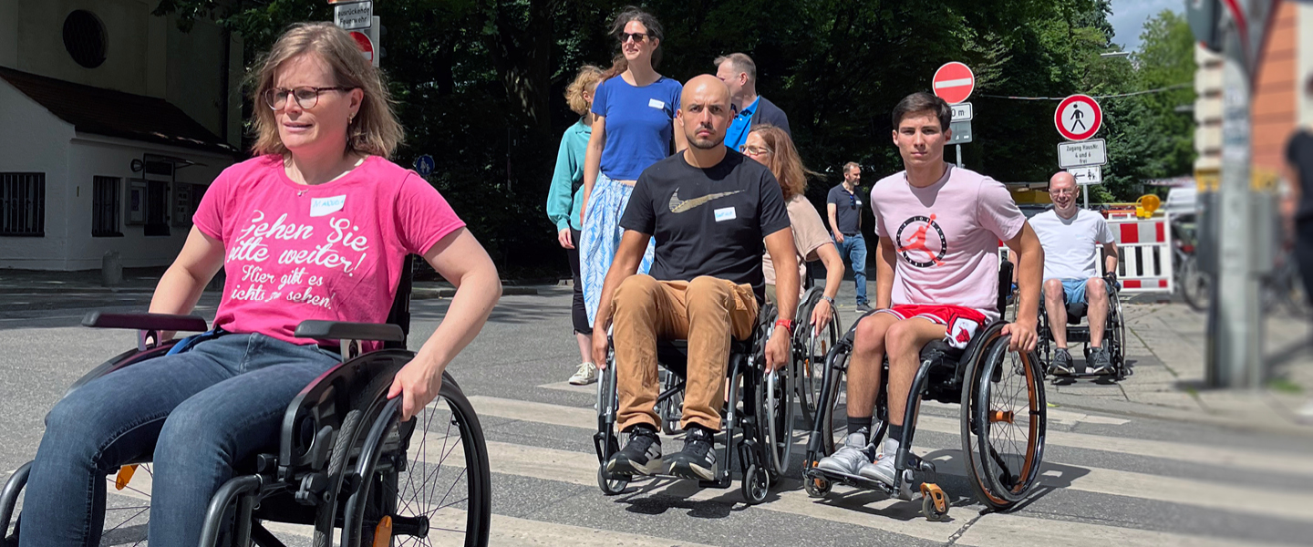 Inklusionsrundgang Rollstuhl