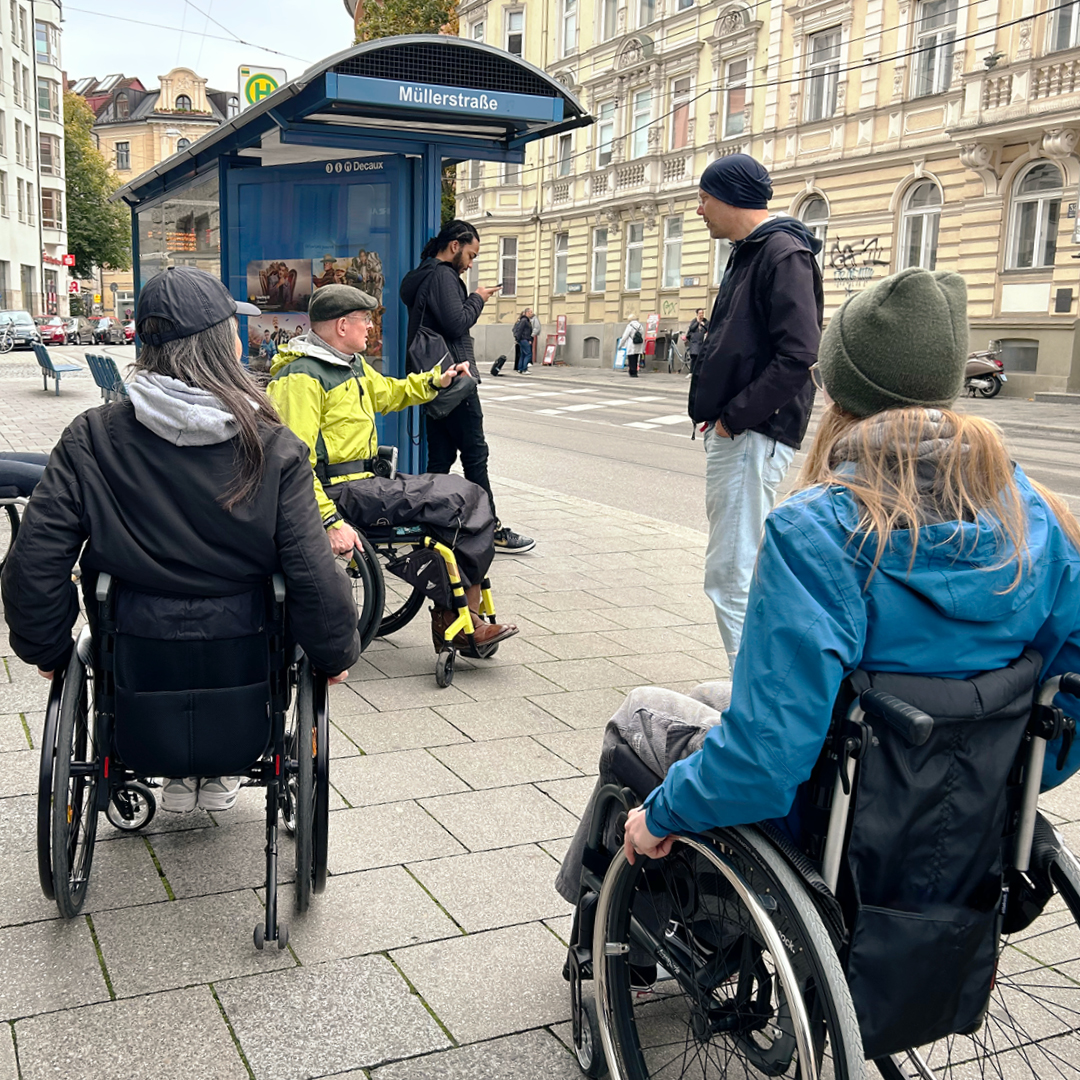 Inklusionsrundgang Rollstuhl