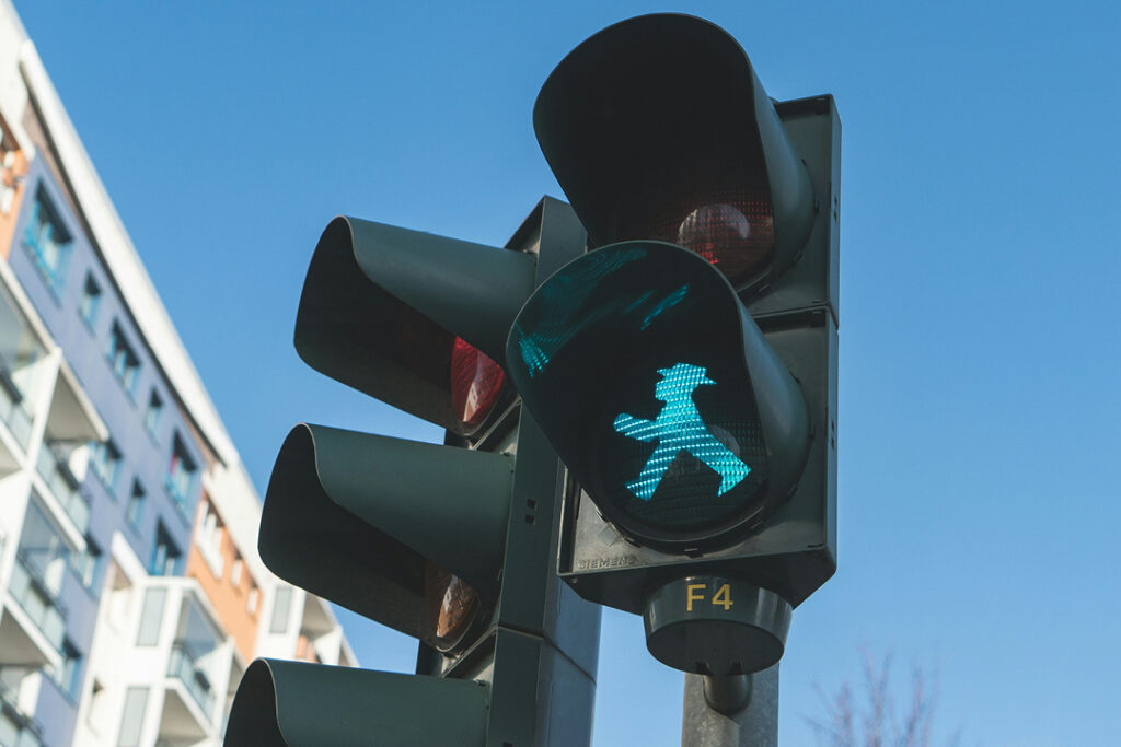 Grünes Licht für den Fußverkehr
