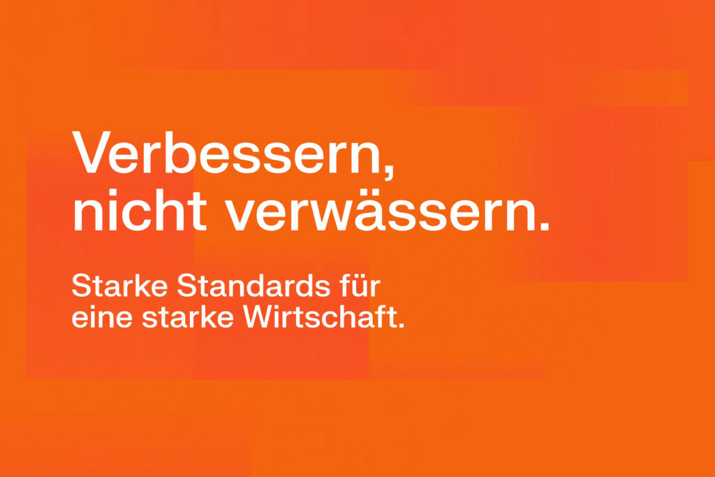 Verbessern, nicht verwässern