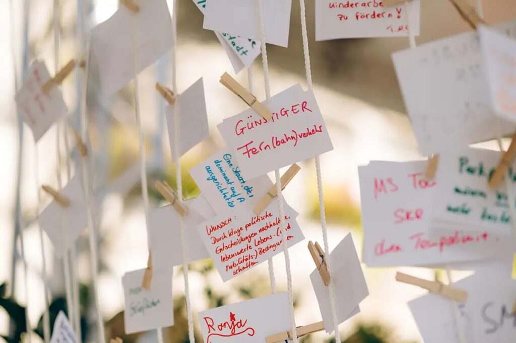 Vorstellung des MCube-Projekts MOSAIQ auf dem Citizens Lab der IAA Mobility ©V. Zayika